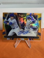 2025 Panini Select Diamond Action Signatures Matt Shaw #DAS-MS Orange Prizm /75