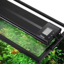 hygger Auto On/Off LED Aquarium Light for 24-30" Tanks, 7 Colors, Dimmable
