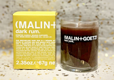 (MALIN+GOETZ)~Dark Rum~Small Scented Votive Candle~2.35 oz / 67g~NIB~Ships Free~