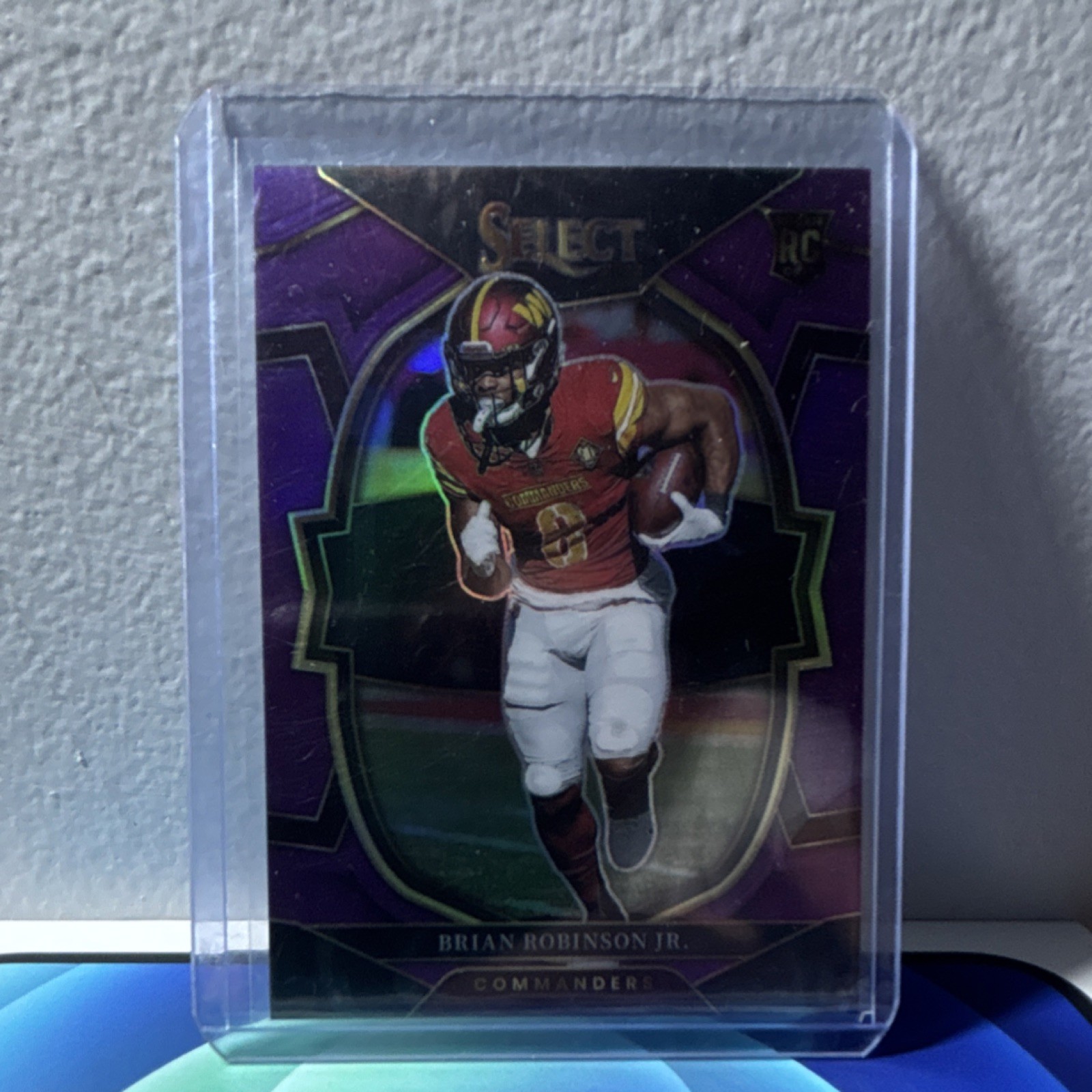 Panini Select 2022 Brian Robinson Jr. Rookie Concourse Purple Prizm /75 #78