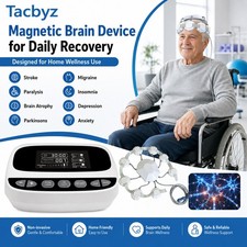 Home Use Magnetic Physical Therapy Device for Depression and Anxiety, Stroke