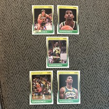 1988-89 Fleer Seattle SuperSonics Card Lot Fantastic Condition Free Shipping!