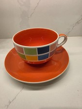 Whittard of Chelsea large handpainted tea cup & saucer