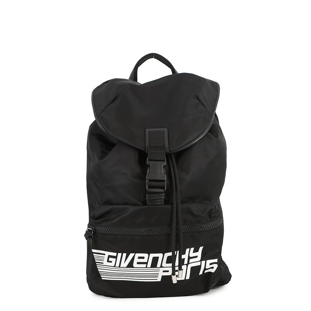 Givenchy — Givenchy LIGHT3 Backpack Nylon Black/White/Yellow BK500MK0B8