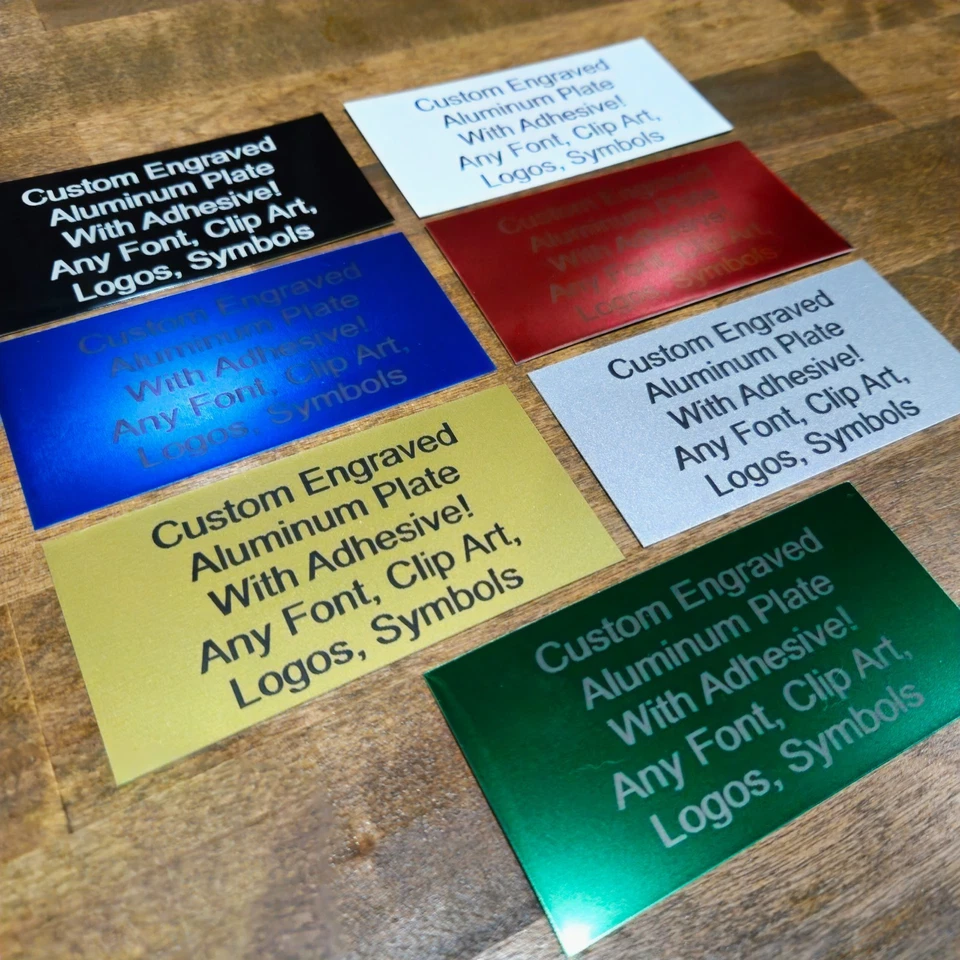 Letrero Adhesivo Placa Aluminio Personalizado Hogar Jardín Negocios Foto 3 de 4