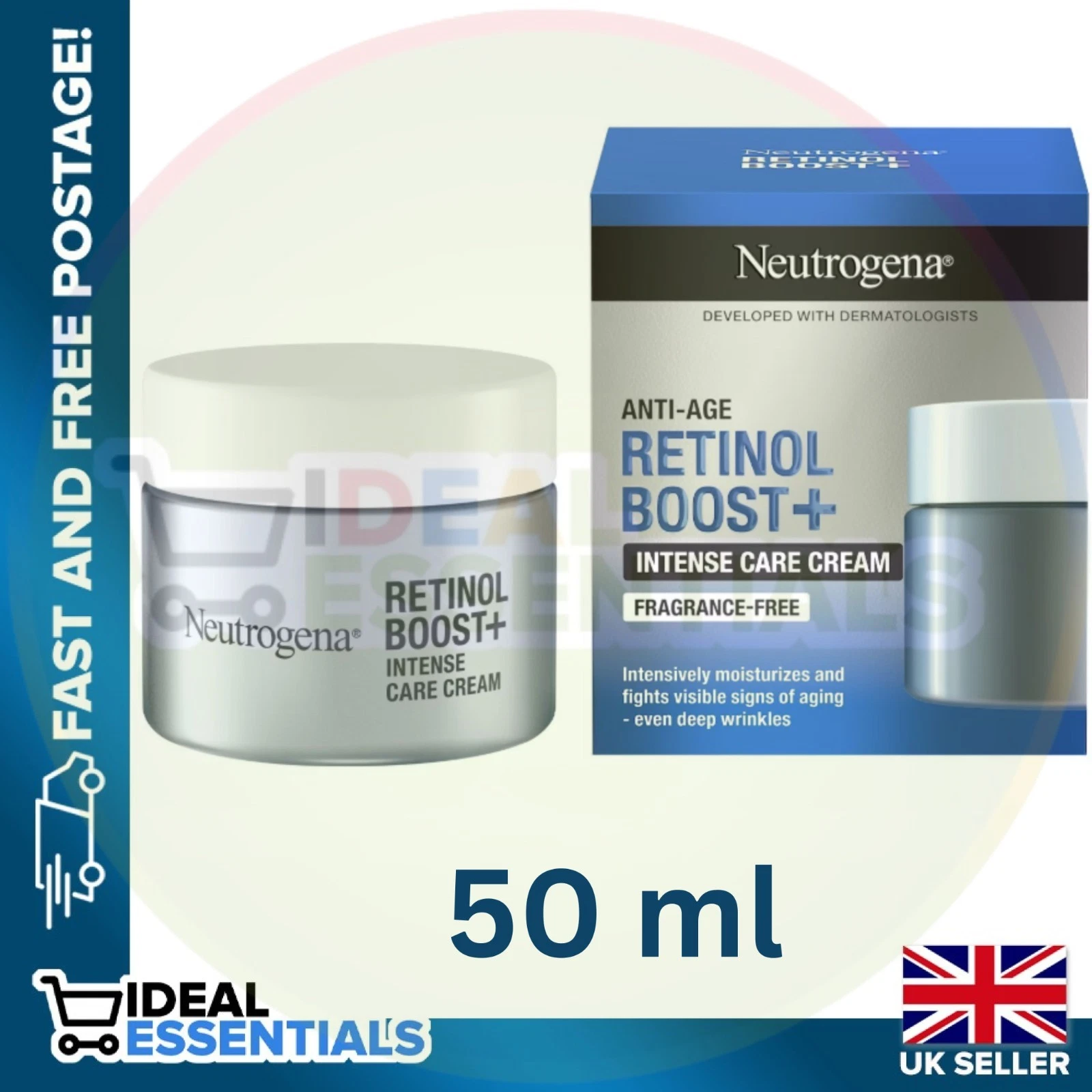 Neutrogena Hydro Boost Retinol Boost Intense Care Anti-Ageing - Cream 50ml