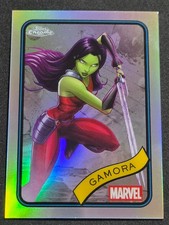 2025 Topps Chrome Marvel, Gamora, Base Refractor # 140