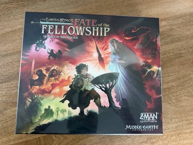 Lord Of The Rings Fate Of The Fellowship Board Game Brand New Sealed NIS