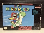 🔥🚨Vinatge Authentic Super Mario World & Manual CIB W/ Box SNES Nintendo