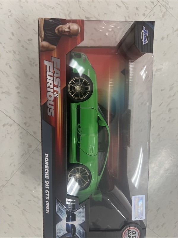 Jada Toys 2025 Fast & Furious FastX Green Porsche 911 GT3 (997) 1:24 Scale