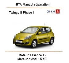 RTA Revue technique Manuel de réparation officiel Twingo II Phase I (CD)