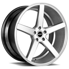 Strada Sf35 Perfetto 22x8.5 5x4.5 30mm Silvermachined Wheel Rim 22 Inch Strada Sf35 Perfetto 22x8.5 5x4.5 30mm Silvermachined Wheel Rim 22 Inch