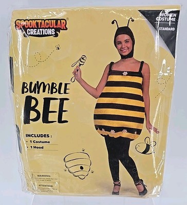Spooktacular Creations Women's Bumble Bee Costume, Black & Yellow, Standard Size