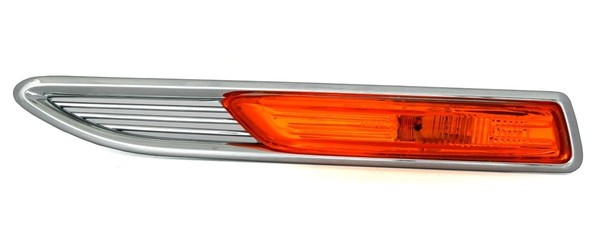 Seitenblinker Links FüR Ford Mondeo MK4 2007-2010 Gelb Mit Chrom Rahmen-image