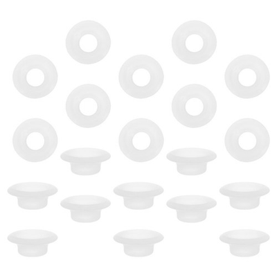 #ad 40 Pcs Silicone Jar Gaskets Water Swing Top Washers Cap Seal $16.89