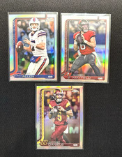 Josh Allen & Jayden Daniels & Mayfield Refractor 2025 Topps Chrome Football