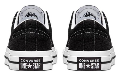Size 5 - Stussy x Converse One Star Low Black for sale online | eBay