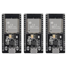 3 Packs ESP32-DevKitC-32 Development Board Modules 38 pins Type-C