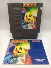 Nintendo NES 1990 - Cartucho Pac-Man con Manual (Funciona)