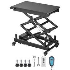 Uimoso Electric Lift Table 330lbs Capacity with Adjustable Double Scissor Design