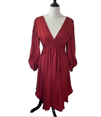 New Halston Heritage Midi Dress In Currant $425 NWT | eBay