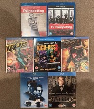 7x Premium Blu-Ray Bundle (Trainspotting 1&2, Kick-Ass 1&2, Heat, Slipcovers)