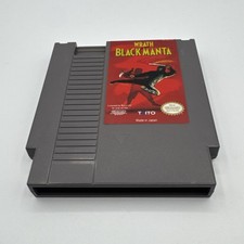 Wrath of the Black Manta (Nintendo NES) Authentic Cartridge Only Tested Works