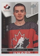 2018 Upper Deck Team Canada Juniors High Gloss 10/25 Ryan Merkley #27 3vx