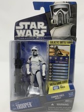 NEW Star Wars The Clone Wars Galactic Battle Game ARF Trooper CW18 Figure   Card