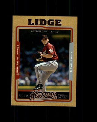 Brad Lidge 2005 Topps Gold /2005 #381 Houston Astros
