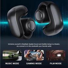 Brand New Black Bose Ultra Open Earbuds Factory Sealed True Wireless Bluetooth