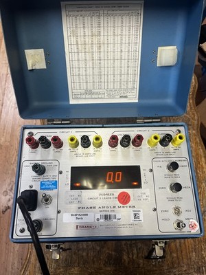 1gg  DRANETZ PHASE ANGLE METER  MODEL 314 W/ POWER CORD