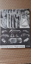The Aerodynamic 1934 Hupmobile Dealer Sales Brochure Foldout Worlds Fair