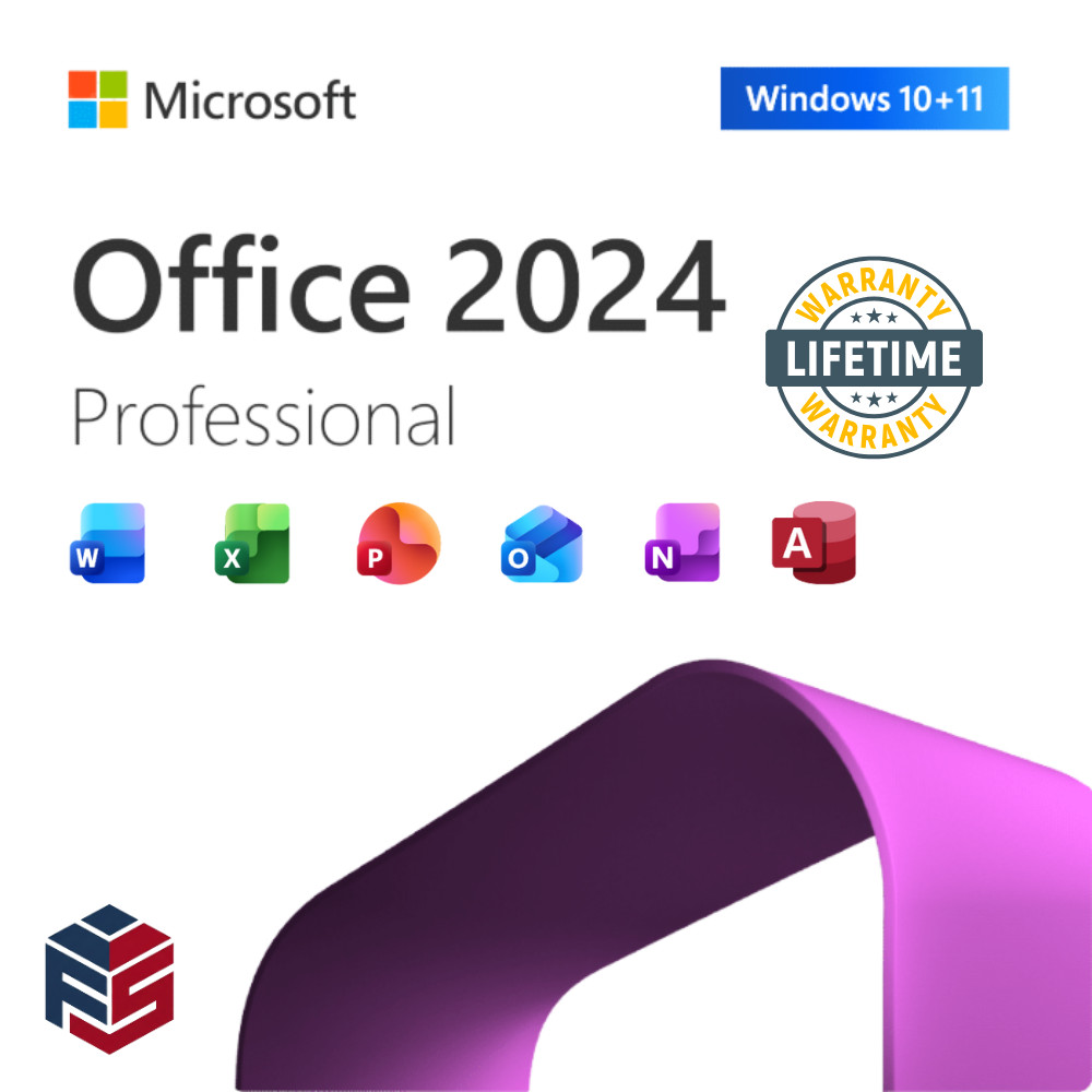 Microsoft Office 2024 Professional for Windows - 1 PC - Brand New Sealed Retail