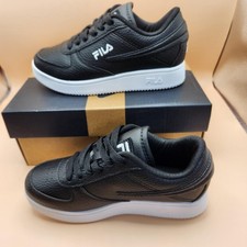 Fila A-Low Zapatos Niños Talla 1.5 Negro Blanco Parte Superior Baja Sintético 3BM01159-013