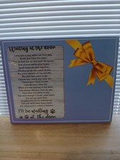 Wooden Memorial Pet Frame & Poem, NIB