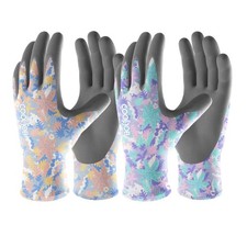 COOLJOB 2 Pairs Colorful Gardening Gloves for Small Pack of 2 ,