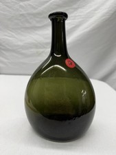 Antique Dark Green New England Chestnut Bottl...