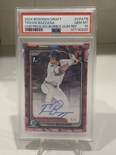 2024 Bowman Draft Travis Bazzana /5 Autograph PSA 10 #Guardians