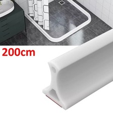 Bathroom Shower Water Stopper Rubber Retaining Strips Dry and Wet Separation