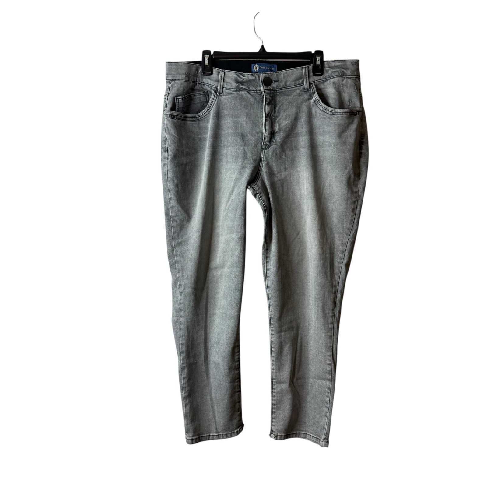 Democracy Gray Absolution Straight Leg Denim Pant… - image 1
