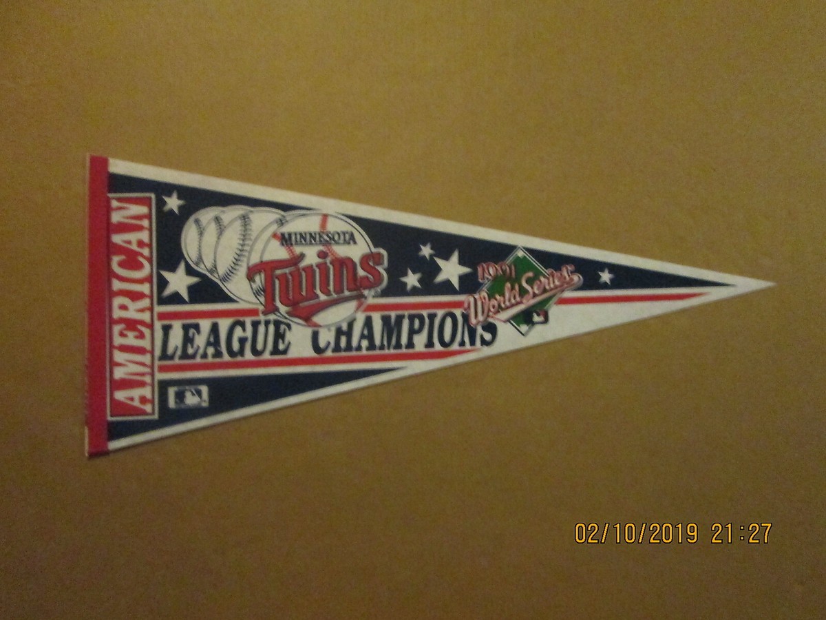 MLB Minnesota Twins Vintage 1991 AL Champions Style#2 Team Logo