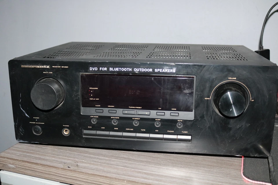 Marantz Stereo Sound Receiver SR4320 Two Channel Black Bundle NO REMOTE , USED . - Image 2 of 4