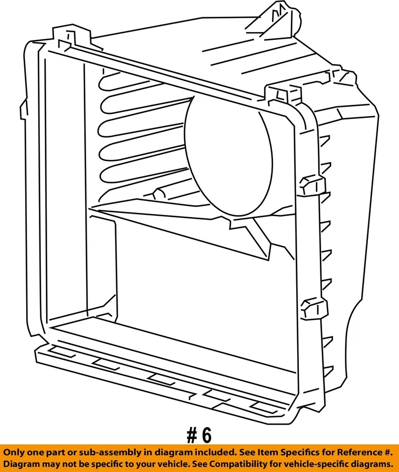 Conjunto de filtro de aire usado se adapta a: Buick Lacrosse 2007 3,8 L sin opción de sobrealimentación Foto 4 de 4