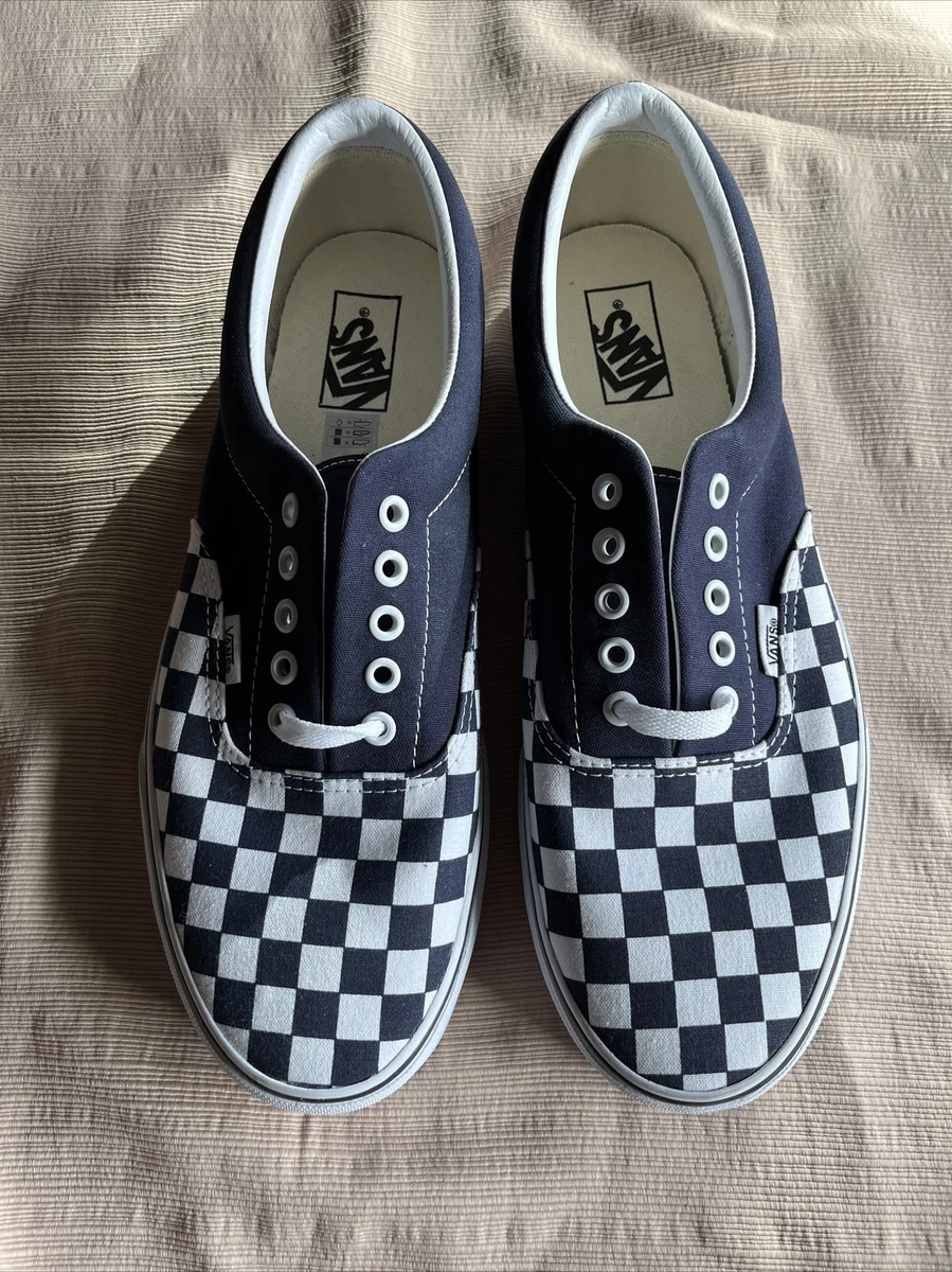 checkered no lace vans