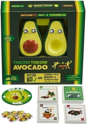 Throw Throw Avocado Game Fun Board Card Game Exploding Kittens NEW RELEASE