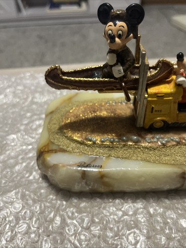 RON LEE #10 Disney MICKEY MOUSE & GOOFY Canoe FRONTIERLAND FIGURINE Disney AP - Picture 4 of 17