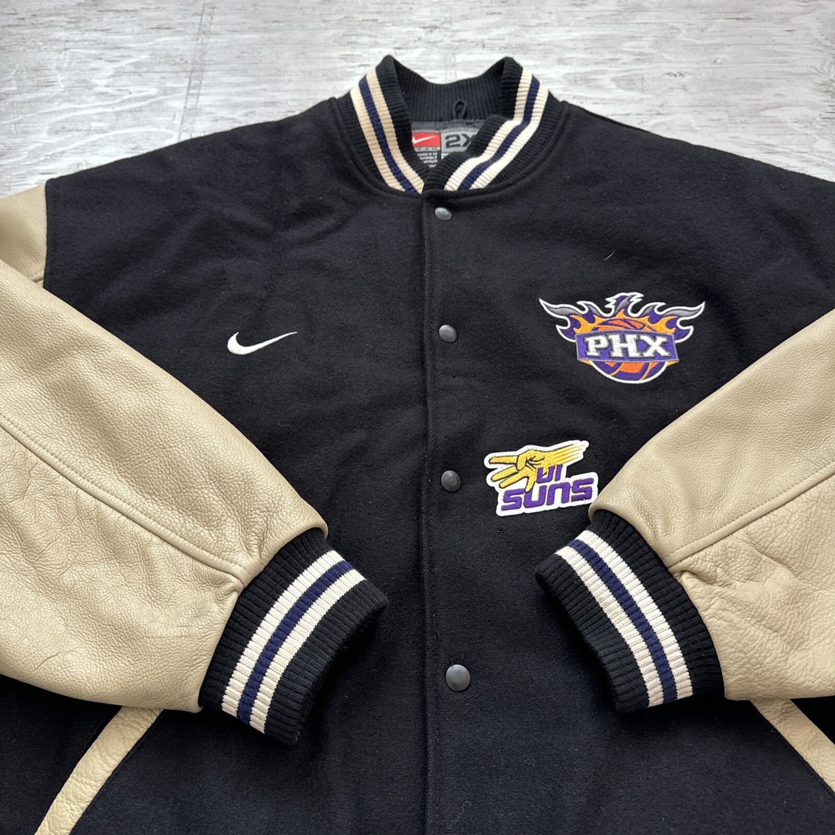 Vintage 90s NBA Team Nike Phoenix Suns Letterman Basketball Jacket