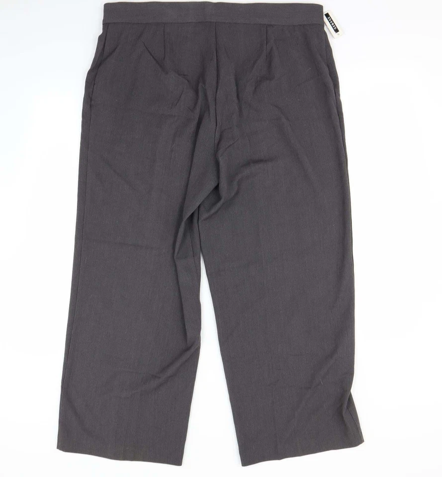 BM Womens Grey Polyester Blend Dress Pants Size 18 L27 in - Image 2 of 4