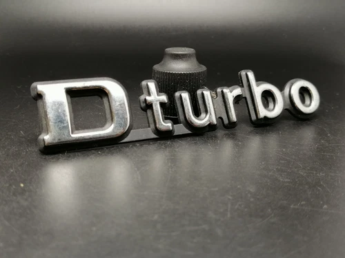 PEUGEOT D TURBO LOGO ACRONYM EMBLEM FRIEZE CREST WRITTEN PLATE BADGE LICENSE PLATE